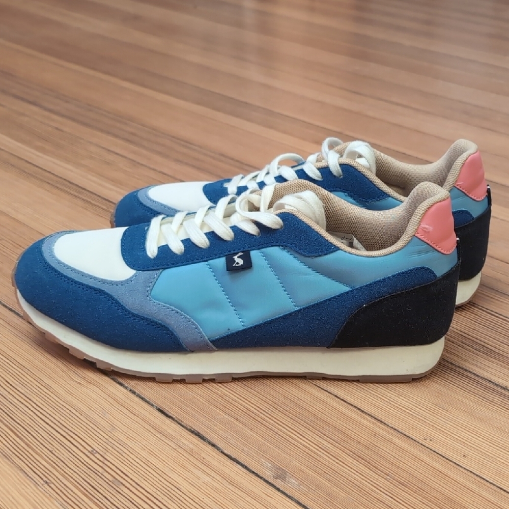 Joules Multiblue & Pink Sneakers